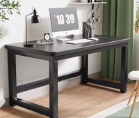 Établi d'écriture simple pour étudiants à la maison Bureau d'ordinateur de bureau de jeu confortable avec tables et chaises pour chambre à coucher Bureau