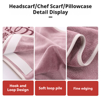 Ensemble de serviettes en microfibre à séchage rapide, absorbantes, double face, avec logo personnalisé, en gros, pour utilisation professionnelle en salon de beauté