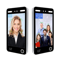 Máquina de Control de Asistencia Biométrica con Pantalla IPS de 10.1 Pulgadas, Cámara de Reconocimiento Facial, IP65 Impermeable, Control de Acceso con Cerradura de Puerta