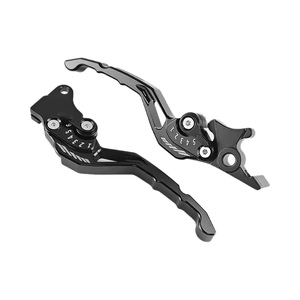Guidon universel en alliage d'aluminium réglable à 6 vitesses avec freins à disque avant et à tambour arrière, doté d'un levier d'embrayage et d'une klaxon - Product Image 5