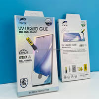 Verre trempé liquide UV pour S24 ULTRA NOTE 10 S23 ULTRA TECNO CAMON 30 INFINIX HOT 50 PRO + Lampe UV Protection d'écran liquide