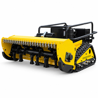 Robot agricole télécommandé tout-terrain à moteur essence/diesel 4 temps autopropulsé 1050 mm - Prix usine
