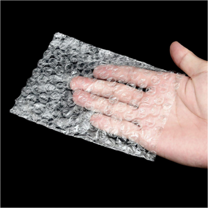 Pochettes à bulles transparentes sacs à double paroi coupe affleurante épaississement sacs en mousse antichoc pour l'amortissement, l'emballage et l'expédition - Product Image 5