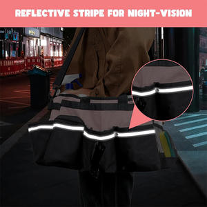 Sac de réparation automobile d'extérieur, fournitures de nettoyage, matériau en polyester, organisateur de nettoyage pliable portable - Product Image 2