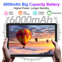 Tablette Android 10 pouces, 128 Go de ROM, écran tactile HD 1280 * 800, tablette 2 en 1 avec clavier, souris et stylet