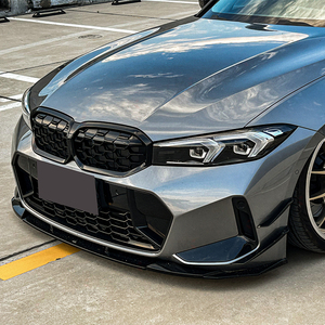 Spoiler sul mento del paraurti anteriore in stile VTEN per <span class=keywords><strong>BMW</strong></span> <span class=keywords><strong>3</strong></span> <span class=keywords><strong>serie</strong></span> G20 G28 Lci 2023 + lucidi neri per spaccalegna anteriore - Product Image 4