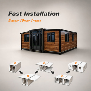 <span class=keywords><strong>Casa</strong></span> Container Espandibile, Villa Mobile Prefabbricata Modulare, Struttura in Acciaio Isolata, Impermeabile e Durevole per Uso Residenziale - Product Image 3