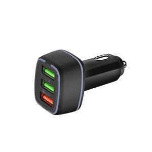 QC3.0 ที่ชาร์จในรถยนต์แบบเร็ว 3USB อเนกประสงค์ 12-24V 5V/3A อะแดปเตอร์ชาร์จในรถยนต์สำหรับโทรศัพท์ทุกรุ่น - Product Image 4