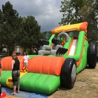 Toboggan gonflable engouement splashster toboggan humide ou sec pour enfants et adultes