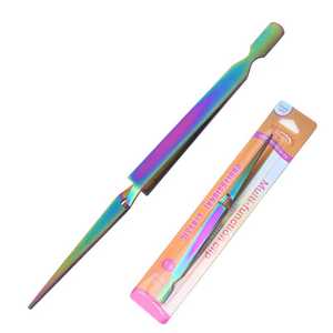 Acier inoxydable Limage des Ongles <span class=keywords><strong>Pince</strong></span> À Épiler Courbe Pinces Sculpture Clip Nail Art <span class=keywords><strong>Traitement</strong></span> UV Gel Conseils Outil - Product Image 3