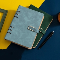 Carnet à spirales A5 de haute qualité, 200 pages, couverture souple en PU, rechargeable, bloc-notes, papeterie promotionnelle pour entreprises, cadeaux