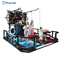 IAAPA-Juego de 4 jugadores de realidad virtual VR Infinity war para niños, parque de atracciones de PVP para Centro Comercial