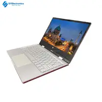 360 Putar Derajat Layar Sentuh Layar Sentuh Pink 2 In 1 2in1 Permukaan Kustom Tablet Laptop Windows 11 Oem dengan Pena 128Gb
