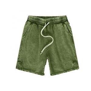 Pantalones cortos transpirables de secado rápido de lona informales sólidos impresos a granel unisex personalizados para hombres - Product Image 6