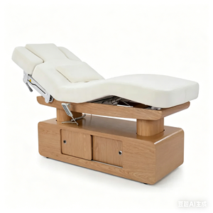 Modern Portable Full Electric Heating Backrest <b>Leg</b> <b>Adjustable</b> Height Angle Spa Equipment Treatment Medical Facial Massage <b>Table</b> - Product Image 3
