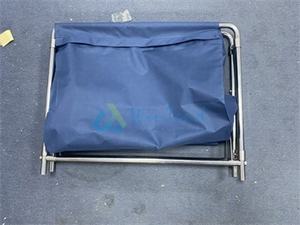 गंदे कपड़े इकट्ठा करने के लिए थोक फोल्डिंग स्टेनलेस स्टील होटल लिनन ट्रॉली - Product Image 4