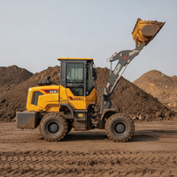 Hydraulischer Radlader mit Dieselmotor für Lager, Baustellen und Materialtransport