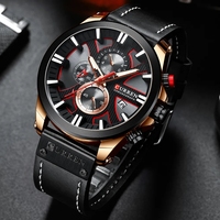 CURREN 8346 Nuevo Reloj de Pulsera de Cuarzo de Moda para Hombre con Fecha Reloj Masculino Reloj Deportivo Impermeable para Hombre