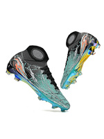 Chaussures de football avancées FG à col montant style chaussette, axées sur la vitesse, pour herbe naturelle, pour hommes et jeunes, prix de gros