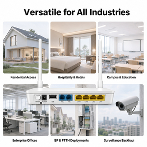 HG8346M Xpon ไฟเบอร์ออปติกแบบความถี่เดียว ไร้สาย 2.4G 300Mbps WiFi-4 ONU รองรับสมาร์ท OLT - Product Image 6