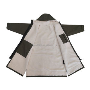 Poncho à <span class=keywords><strong>langer</strong></span> personnalisé pour l'équitation, imperméable et coupe-vent, doublé de <span class=keywords><strong>sherpa</strong></span>, avec fente latérale - Product Image 3