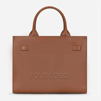 Sacs à main en cuir de qualité supérieure Sacs fourre-tout en cuir PU pour femmes Sacs à main en cuir marron Sacs fourre-tout en raphia avec logos personnalisés utilisation estivale