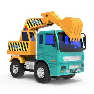 Vente directe d'usine pas cher 1:64 chargement en plastique Bulldozers pelle camion modèle voiture jouets voiture jouet à inertie voiture pour enfants