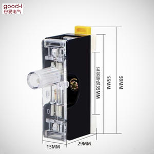 Porte-fusible FS101 6x30 avec voyant lumineux, type rail DIN, avec fusible 10A, catégorie de produit : fusibles et porte-fusibles - Product Image 3