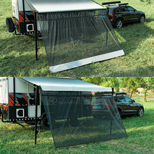 Awnlux Mái Hiên Riêng Tư Màn Hình PVC Lưới UV Chặn Camper Trailer Caravan Riêng Tư Xe Mái Hiên Mặt Trời Màn Hình Bóng - Product Image 2