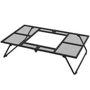 Benutzer definierte wieder verwendbare Grill falte in Lebensmittel qualität Edelstahl-Grill gitter BBQ Grid Wire Mesh