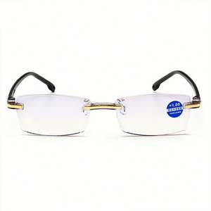 Vente en gros de lunettes anti-lumière bleue pour ordinateur, hypermétropie, ultra-légères, sans monture, bloquant la lumière bleue, lunettes de lecture - Product Image 4
