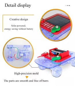 Kit de véhicule solaire auto-assemblable STEM, expérience scientifique pour enfants, projets solaires DIY, construction, jouet éducatif - Product Image 4