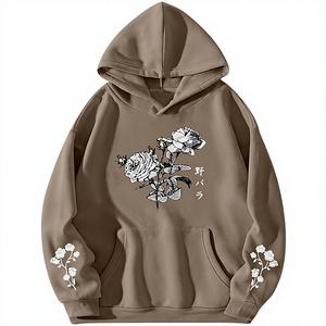 Sudadera con Capucha para Hombre, de Alta Calidad, al por Mayor, Ligera, Tejida, 100% Algodón, Transpirable, con Estampado Personalizado, Tipo Canguro - Product Image 1