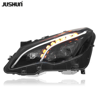 Système d'éclairage automobile JUSHUN pour Mercedes Benz Classe E Coupé W207 2014-2016 Phare LED Projecteur Phares Clignotants