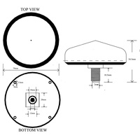 Antenne marine GPS/GNSS ARKNV MA-186 SMA haute sensibilité, excellente qualité, pour signaux satellite faibles, fabriquée à Taïwan
