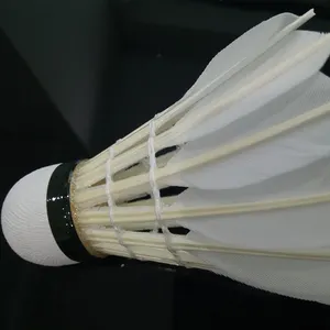 2023 factory direct supply badminton shuttlecock goose feather durable shuttle cocks