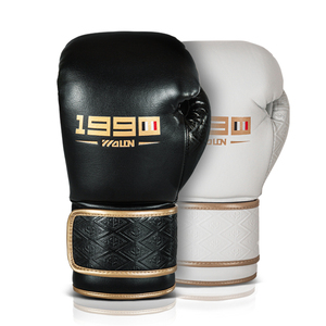 Gants de boxe durables en cuir de qualité professionnelle rembourrés en <span class=keywords><strong>crin</strong></span> de cheval gants de boxe Muay Thai de haute qualité sparring - Product Image 5