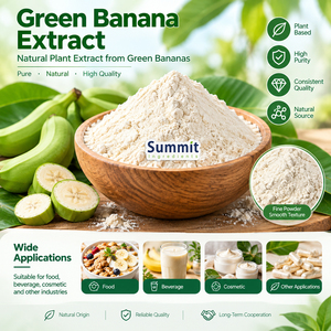 Harina de Extracto de Plátano Verde en Polvo, Alta en Fibra, <span class=keywords><strong>Sin</strong></span> <span class=keywords><strong>Gluten</strong></span>, Superalimento, Almidón Resistente, <span class=keywords><strong>para</strong></span> la Salud Intestinal, en Botella - Product Image 1