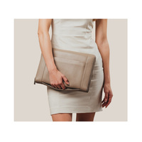 Porte-documents de luxe en cuir imperméable avec logo personnalisé, format A4, pour documents légaux et dossiers d'entretien