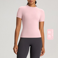 Hauts de yoga personnalisés avec logo pour femmes, tenue de sport et de plein air, collants à haute élasticité pour femmes, haut de yoga de haute qualité