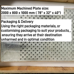 Plaque de fixation d'outillage en aluminium 6061 T6 pour usinage <span class=keywords><strong>CNC</strong></span> de précision, plaque de maintien de pièce personnalisée, plaque de fixation de table d'outillage - Product Image 2