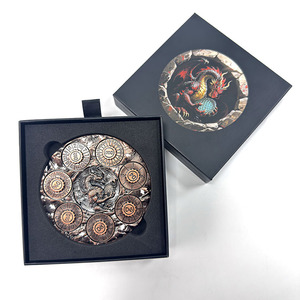 Jeu de société écologique pour RPG <span class=keywords><strong>WAR</strong></span> Dragons and Dungeons avec dés polyédriques en métal - Product Image 1