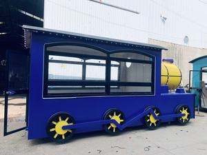 Camion de restauration mobile en forme de train Voiture mobile électrique pour vendre des snacks et boissons - Product Image 2