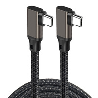 Fábrica de Guangdong USB3.2 100W5A Tipo-c Cable de datos de 90 grados 4K 60HZ 20gbps Cable AV