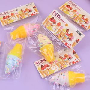 ของเล่นบีบสควิชชี่ไอศกรีมสีรุ้งหลากสี บรรเทาความเครียด สนุกสนาน ตกแต่งร้านอาหาร สำหรับเด็กหญิง เด็กชาย - Product Image 3