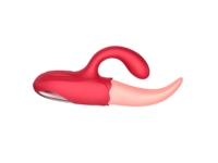 Dual-Motor Zungenleck-Vibrator Doppelte Vibration Oraler Stimulator Silikon-Sensorikspielzeug