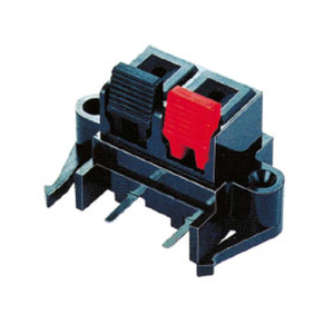 WP-051 vermelho e preto cor empurrar tipo conector terminal para alto-falante terminal