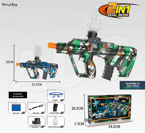 ปืนฉีดน้ำไฟฟ้า R99 <span class=keywords><strong>MP5K</strong></span> ปืนของเล่น aug ปืน M416 M4 MP5ลูกกระสุนอ่อน2 in 1มือปืน AKM 47ปืนฉีดน้ำ - Product Image 2