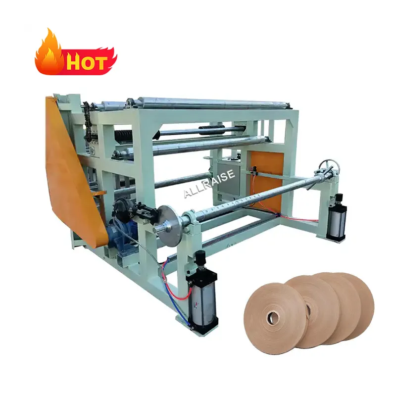 Machine automatique de découpe et de rembobinage de papier rouleau à feuille Jumbo Machine de refendage de papier kraft