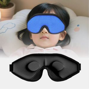 <span class=keywords><strong>Masque</strong></span> de <span class=keywords><strong>sommeil</strong></span> 3D pour enfants et adolescents, personnalisé en usine, <span class=keywords><strong>fantaisie</strong></span>, avec contour 3D, dessin animé, sangle élastique et logo brodé - Product Image 3